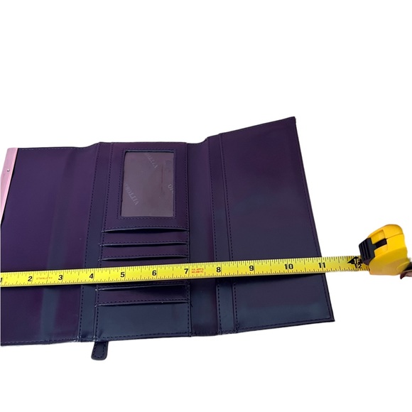 Purple handbag/purse and wallet. - Picture 14 of 16